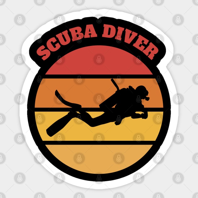 Sunset Dive Silhouette Sticker by Life2LiveDesign